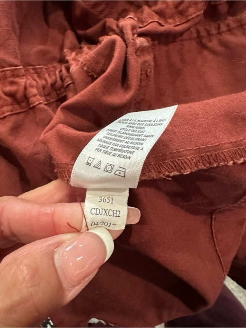 Aéropostale Brick Red Utility Field Jacket Medium Cotton Moto Military - Picture 9 of 11